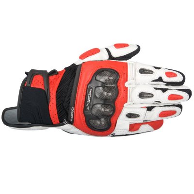 Перчатки SP X AIR CARBON GLOVES черно-бело-красный