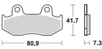 Тормозные колодки Lucas TRW – MCB534