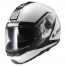 Шлем LS2 FF325 STROBE SNOW CIVIK бело-черный