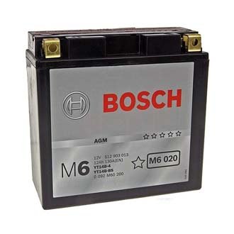 Аккумулятор мото BOSCH M6 020 (YT14B-4, YT14B-BS)