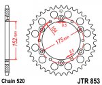 Звезда задняя JTR853.50