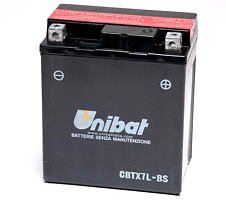 Аккумулятор YTX7L-BS Unibat