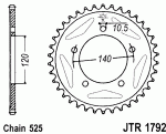 Звезда задняя JTR1792.47