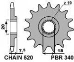 Звезда передняя PBR 340 13 зуб. 18NC (JTF326.13)