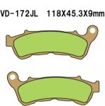 Тормозные колодки Vesrah VD-172/2JL