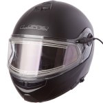 Шлем LS2 FF325 STROBE ELECTRIC SNOW Solid снегоходный черный матовый