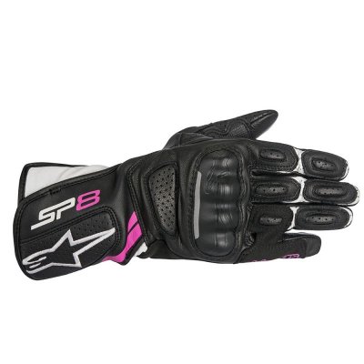 Перчатки STELLA SP-8 v2 черно-бело-розовый