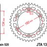 Звезда ведомая алюминиевая JTA1308.40BLK (цвет черный)