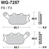 Тормозные колодки WRP WG-7257-F6 (FDB754 / FA174)