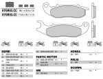 Brembo 07GR03CC колодки тормозные (FDB438)