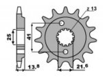 Звезда передняя PBR 346 C15 18NC (JTF296.15)