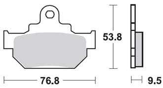 Тормозные колодки Lucas TRW – MCB551