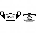Тормозные колодки полусинтетические EBC FA085V