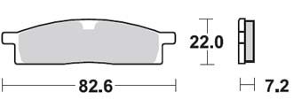 Тормозные колодки Lucas TRW – MCB558