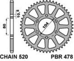 Звезда задняя PBR 478 45 зуб. алюминий усиленная С520 (JTR 478.45)