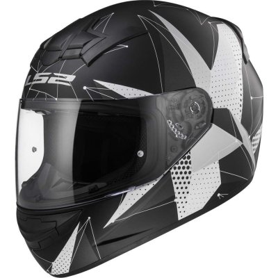 Шлем LS2 FF352 ROOKIE BRILLIANT черно-серый матовый