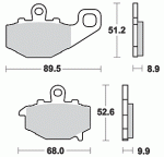 Тормозные колодки Lucas TRW – MCB662