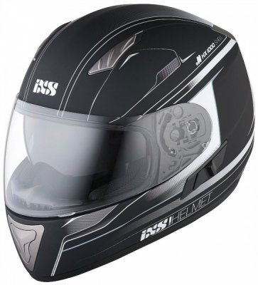 Шлем IXS HX-1000 FORK черно-белый