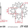 Звезда передняя JTF432.14