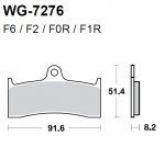 Тормозные колодки WRP WG-7276-F0R (FDB2036 / FA249)