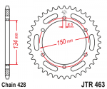 Звезда задняя JTR463.48