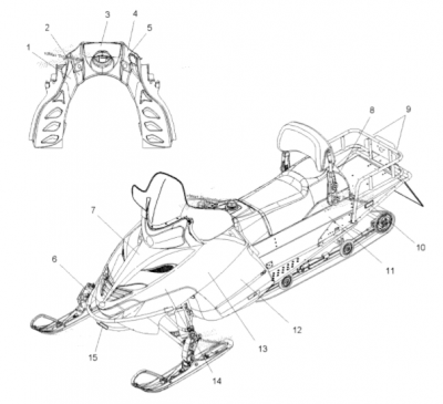 Боковая панель правая Polaris OEM 7175973