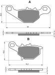 Тормозные колодки для мотоциклов GOLDfren 109 K5