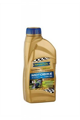 Моторное масло RAVENOL Racing 4-T Motobike SAE 15W-50 (1л)