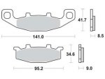 Тормозные колодки Lucas TRW – MCB569