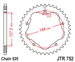 Звезда задняя JTR752.45