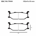 Тормозные колодки EBC FA179HH