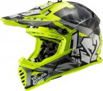 Шлем LS2 MX437 FAST CRUSHER черно-желтый