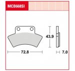 Тормозные колодки Lucas TRW – MCB668SI