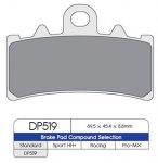Тормозные колодки DP Brakes DP519 синтетические