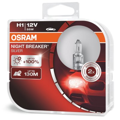 Osram Лампа головного света H1 P14.5s 12V55W 3200K 2шт.