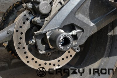 Crazy Iron 2017 Слайдеры Suzuki GSXR600/750 от 2006- в ось заднего колеса