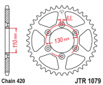 Звезда задняя JTR1079.62