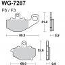 Тормозные колодки WRP WG-7287-F6 (FDB2012 / FA192)