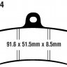 Тормозные колодки EBC FA424