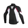 Куртка Dainese женская AVRO D2 TEX T76 BLK//WHITE/FUXIA