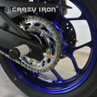 Crazy Iron 3026214 Пеги в ось заднего колеса YAMAHA YZF-R25, YZF-R3; MT-25, MT-03