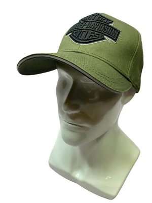 Бейсболка Harley-Davidson зеленая