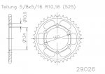 Звезда передняя Esjot 50-29026 16 зубьев (JTF1904.16)