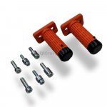 Crazy Iron Пеги в ось заднего колеса KTM DUKE 125, Duke 200, Duke 250, Duke 390 оранжевые