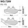 Тормозные колодки WRP WG-7289-F8 (FDB677 / FA194)