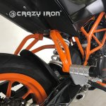 Crazy Iron 9001113 Сабкейдж PRO KTM Duke 125, Duke 390 до 16, Duke 200 12-20 Оранжевый