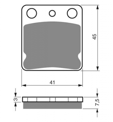 Тормозные колодки для мотоциклов GOLDfren 144 S3