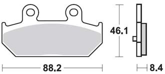 Тормозные колодки Lucas TRW – MCB751