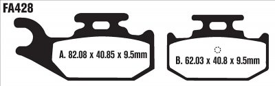 Тормозные колодки EBC FA428R