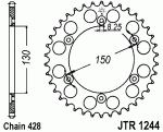 Звезда задняя JTR1244.54